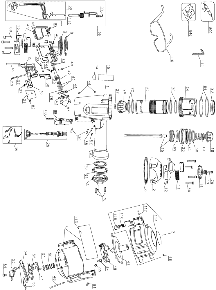 DeWalt D51321-Type-1 Parts List | DeWalt D51321-Type-1 Repair Parts