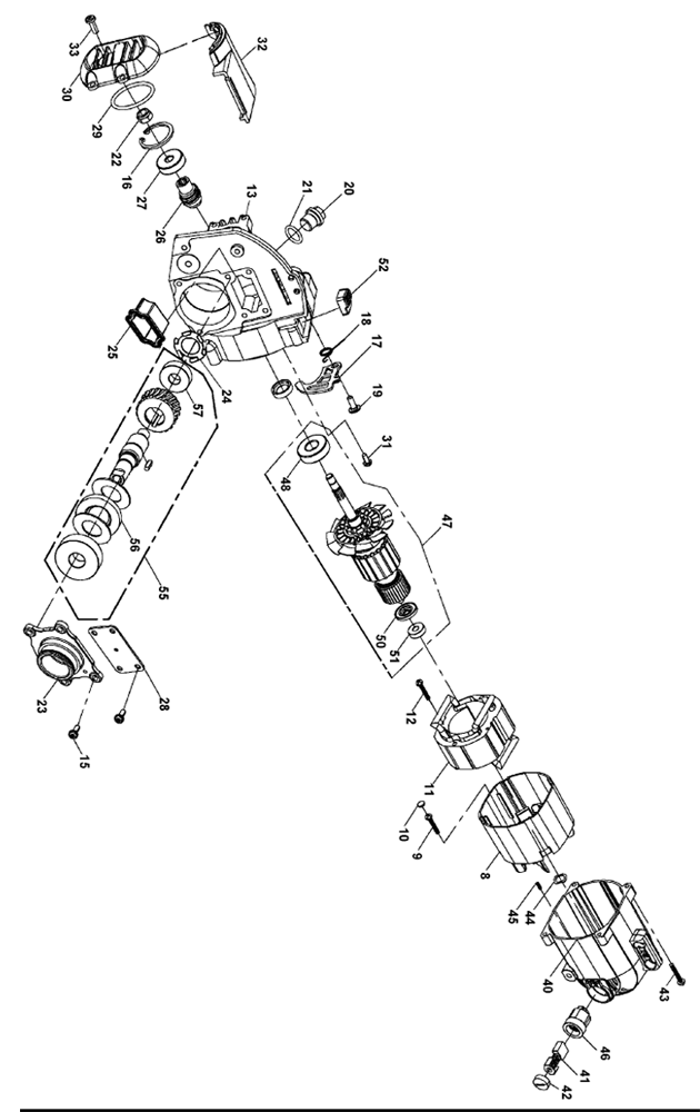 DeWalt DWS535-Type-1 Parts List | DeWalt DWS535-Type-1 Repair Parts