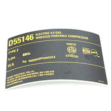 DeWalt 1000001609 Nameplate