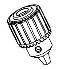 DeWalt 5140057-77 Chuck & Key