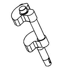 DeWalt 5140120-93 Crankshaft