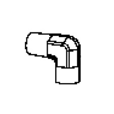 DeWalt 5140182-45 "elbow 1/4"" X 1/2"""