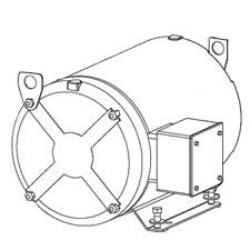DeWalt 5140183-49 Motor Baldor 230/460V