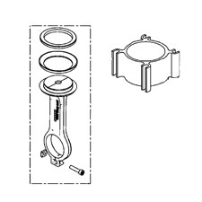 DeWalt 5140187-19 Piston/cylinder Kit Inc.105107113115