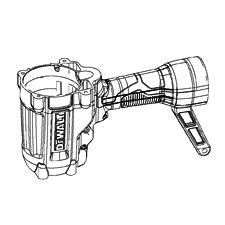 DeWalt 9R205577 Frame Includes Grip
