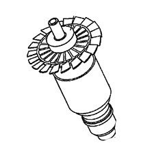 DeWalt N147370 Arm.,fan, & Brg