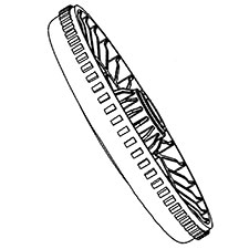 DeWalt N458860 Front Wheel