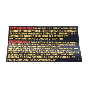 DeWalt N846139 Warning Label