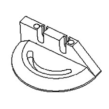 Delta DPEC001342 Miter Gauge Body