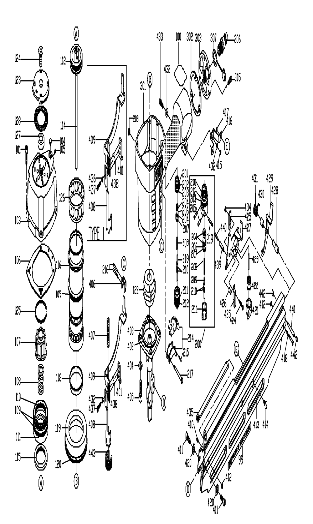 Porter Cable FR350-Type-1 Parts List | Porter Cable FR350-Type-1 Repair