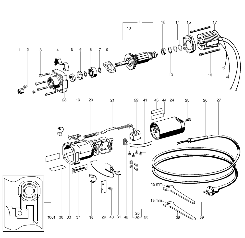 Metabo GS6139(606139427) Parts List Metabo GS6139(606139427) Repair