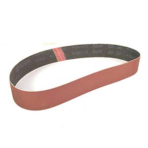 Hardin HPG240 1-1/2" X 30" Aluminum Oxide Sanding Belt, 240 Grit - Each