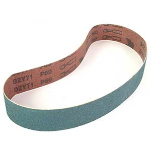 Hardin HPG60 1-1/2" X 30" Aluminum Oxide Sanding Belt, 60 Grit - Each
