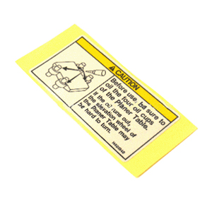 Hitachi 303-964 Caution Label (a) P12RA