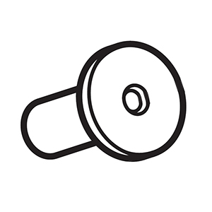 Hitachi 322689 Pulley Shaft