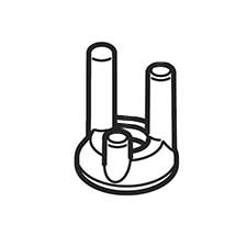 Hitachi 323-281 Stopper Block KM12SC KM12VC