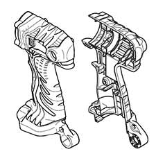 Hitachi 324-287 Housing (a).(b) Set WH9DMR