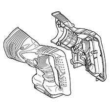 Hitachi 324-475 Housing (a).(b) Set CR18DMR