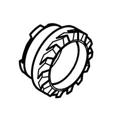 Hitachi 324-933 Bevel Gear  DH45MR