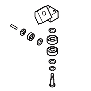 Hitachi 325381 Bearing Holder (b) Ass