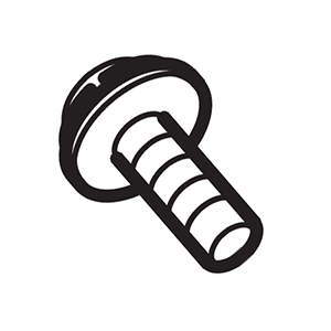 Hitachi 329911 Machine Screw (w/washers) M5X12 (blk)