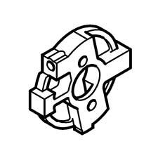 Hitachi 332-763 Motor Spacer