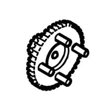 Hitachi 333524 Pinion (b)