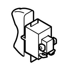 Hitachi 333795 SWITCH(2P Screw Type) WR18DSHL