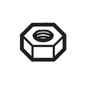 Hitachi 334497 Lock Nut M10