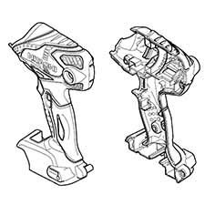 Hitachi 334953 Housing (a).(b) Set