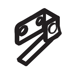 Hitachi 335025 Micro Switch Holder (b)