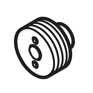 Hitachi 336489 Pulley (b)