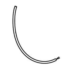 Hitachi 337117 Internal Wire (black) 110L