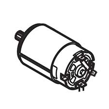 Hitachi 337406 Motor Dc 12V
