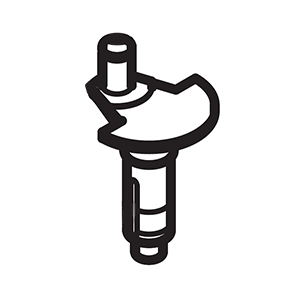 Hitachi 338144 Crank Shaft DH45ME/MEY