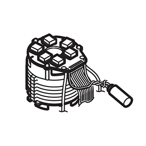 Hitachi 341003 Stator Fet Pcb