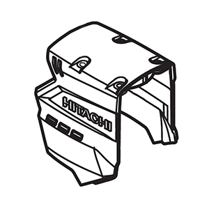 Hitachi 370256M Crank Cover H45MEY