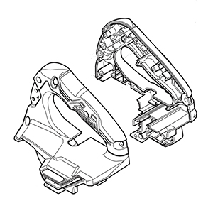 Hitachi 371908 Handle Set (green)