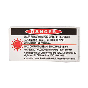 Hitachi 372627 Warning Label