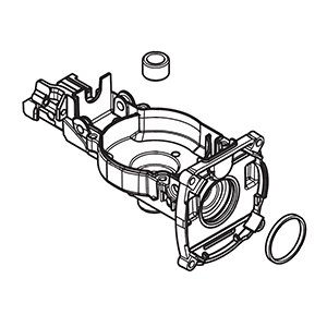 Hitachi 372695 Gear Cover Ass