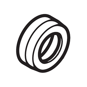 Hitachi 373516 Rubber Bush