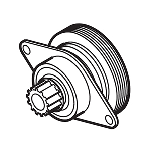 Hitachi 373545 Second Shaft Set