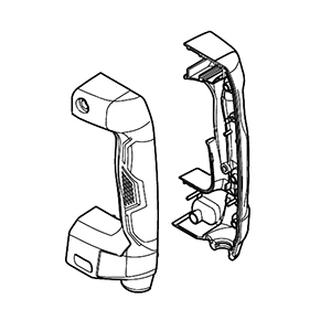 Hitachi 375358 Handle (a) (b) Set