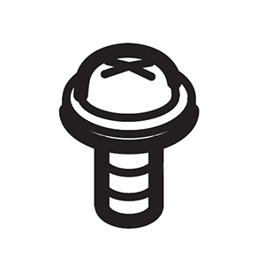 Hitachi 375857 Machine Screw (w/washer) M4X5