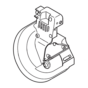 Hitachi 376256 Pulley Guard (b)