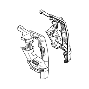 Hitachi 376844 Handle (a) (b) Set