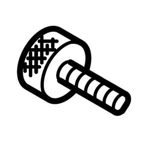 Hitachi 377132 Knob Bolt M4