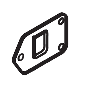 Hitachi 6600757 Exhaust Pipe