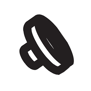 Hitachi 6600781 Tank Cap Retainer Holder