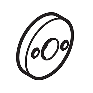 Hitachi 6685151 Screw Gear